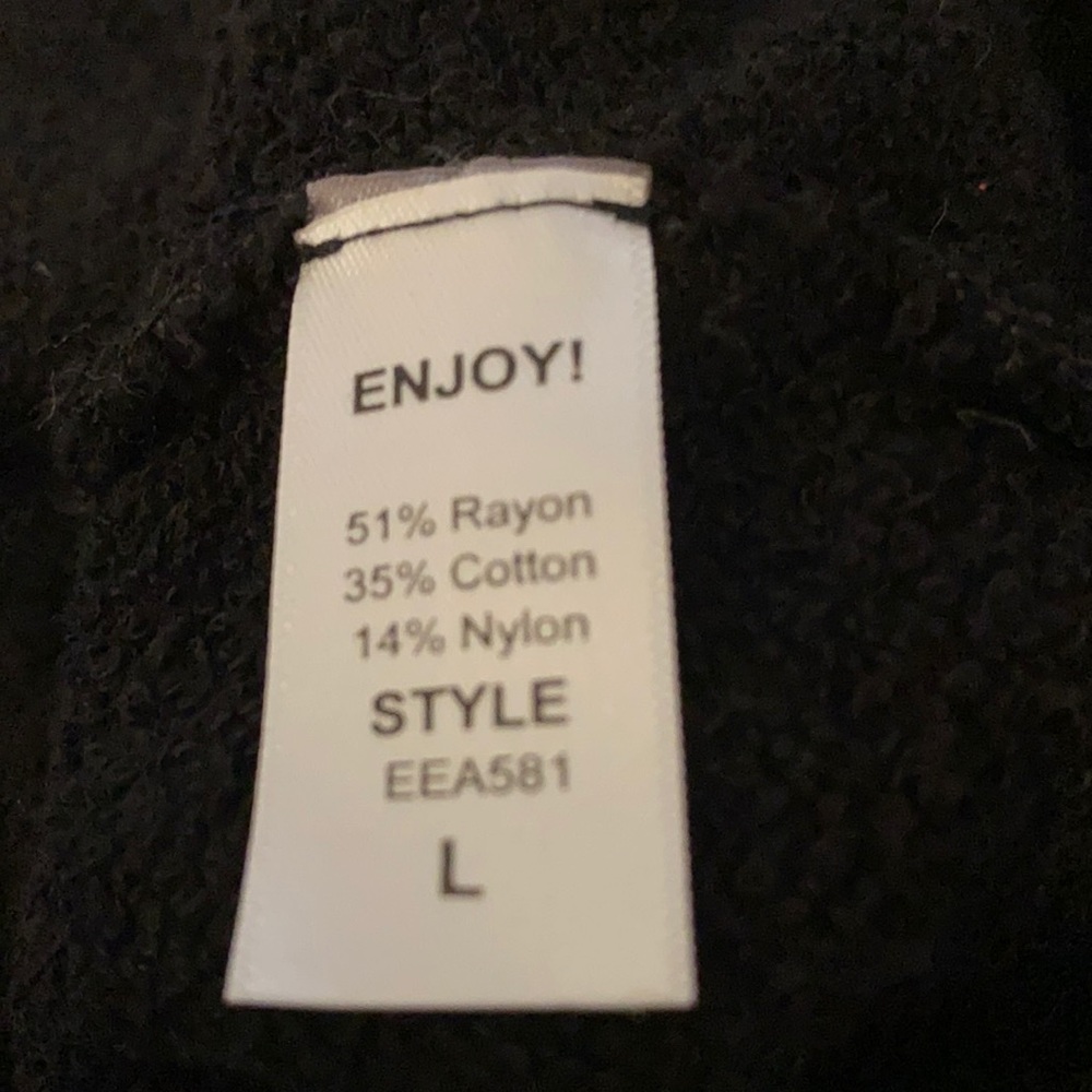 EVEREVE + Michael Stars from Neiman’s black jersey dress w/ hoodie. Made in USA - Picture 12 of 15